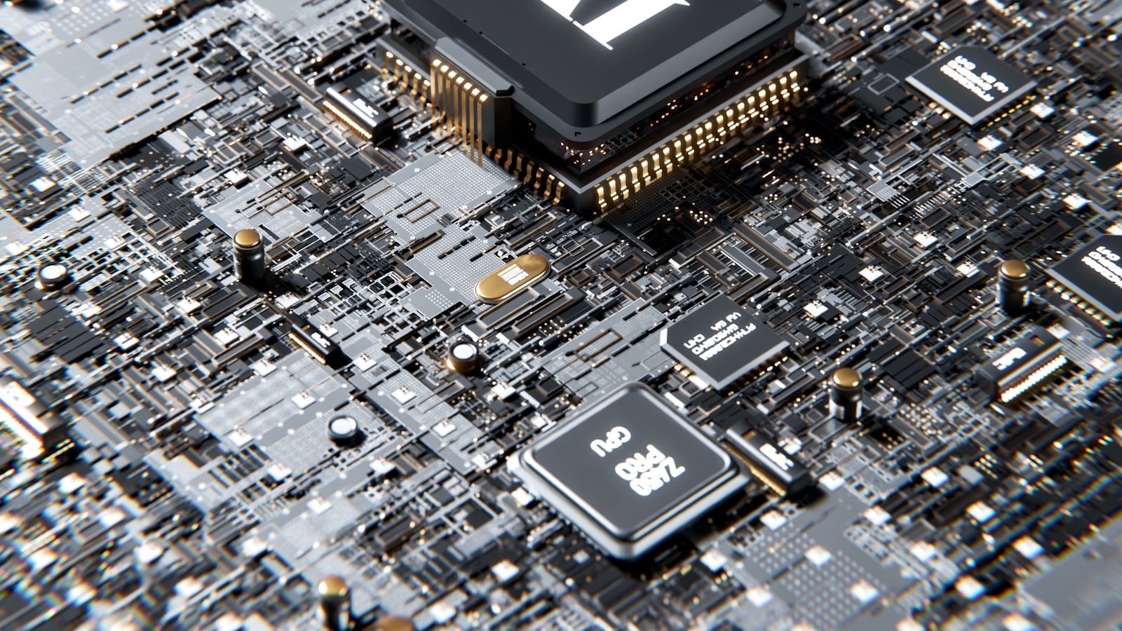 16 artificial intelligence a computer chip with the letter a on top of it eGGFZ5X2LnA