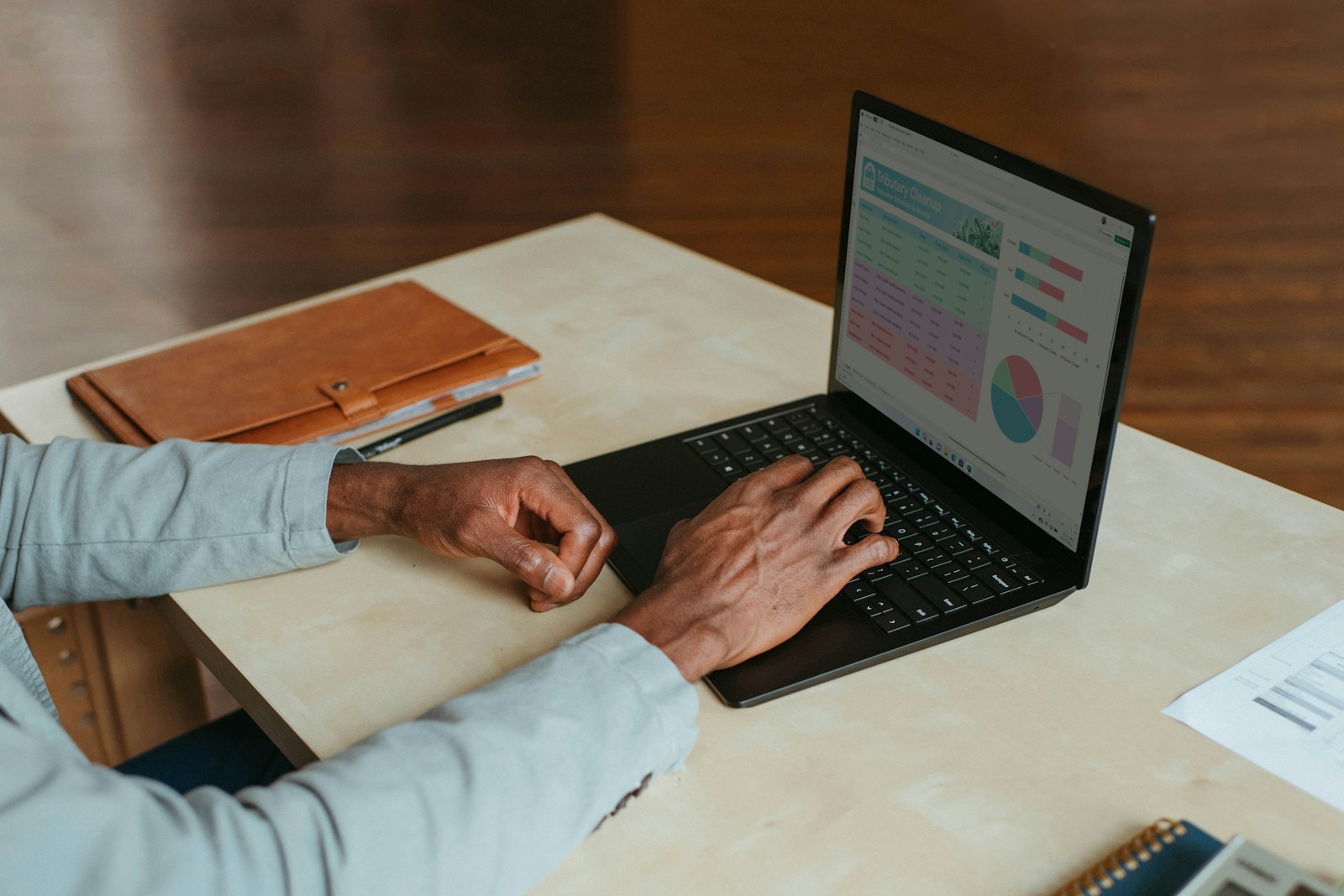78 remote work a person using a laptop myomvppr5fu